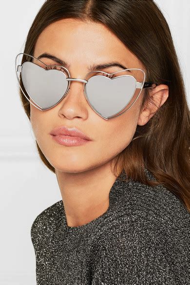 ysl loulou sunglasses silver